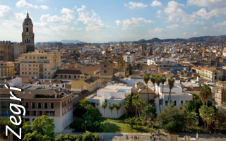 foto panoramica de la ciudad de Malaga